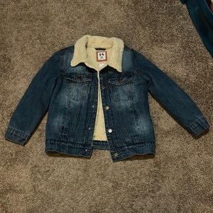 Boys denim and Sherpa jacket